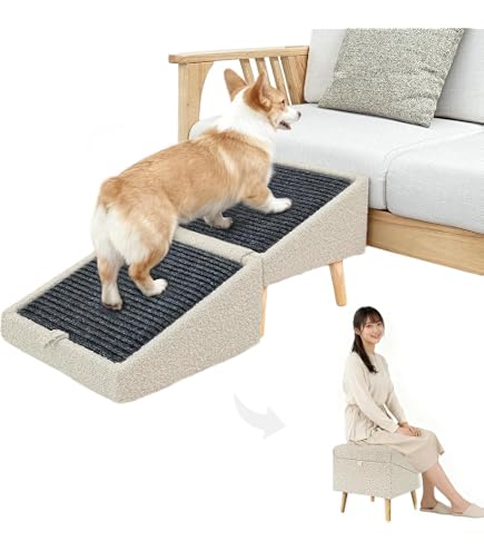 Amazon | bimiti犬 スロープ 階段 ステップ 高さ37cm チェア変形